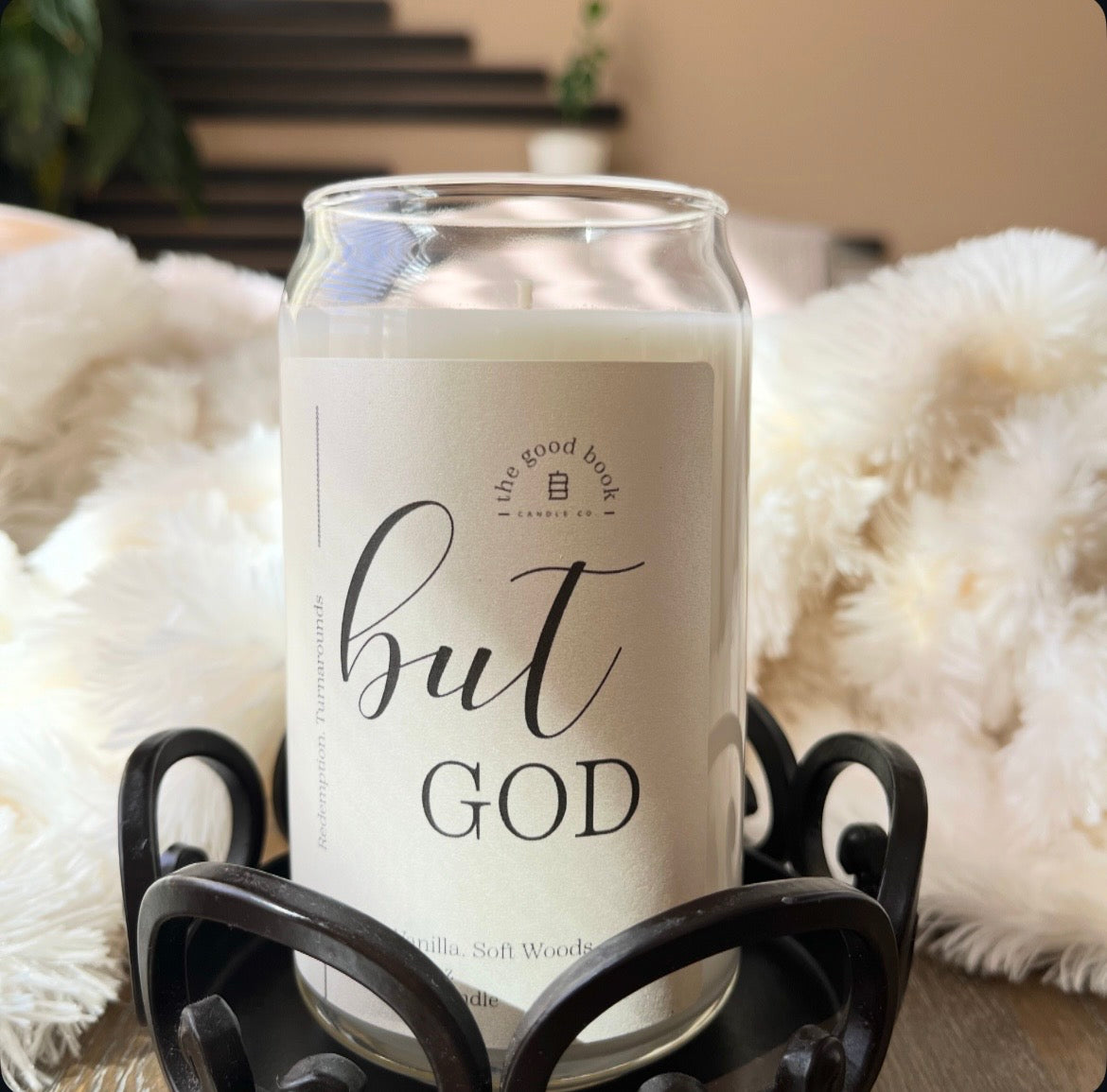 but, God Faith Inspired Candle
