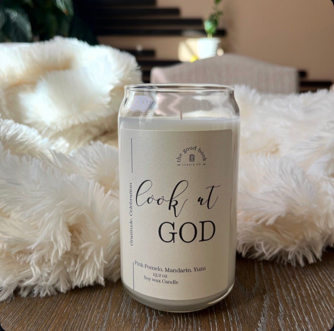 Look at God - Faith Inspired Candle