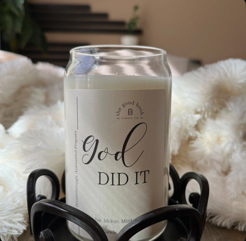 God Did it - Faith Inspired Candle