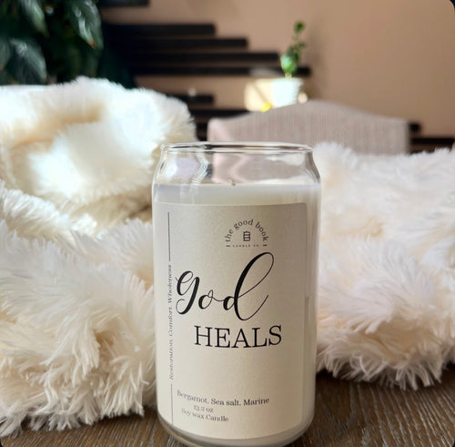 God Heals - Faith Inspired Candle